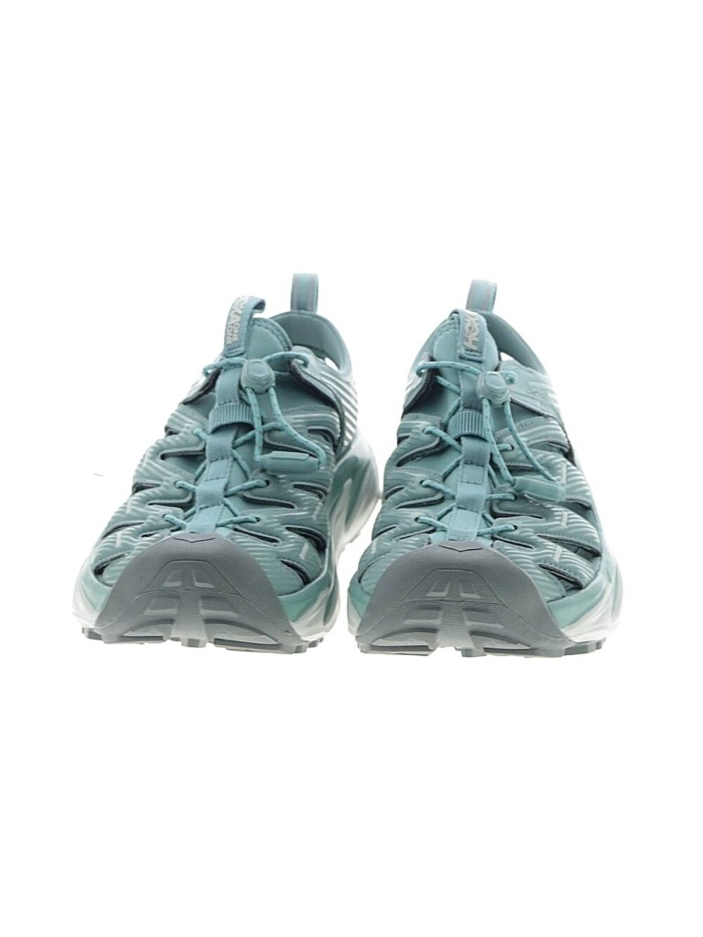 NWOB Hoka Hopara Hiking Sandals Women Sz 7 Cutout Waterproof 1106535 Coastal Blu - Picture 4 of 6